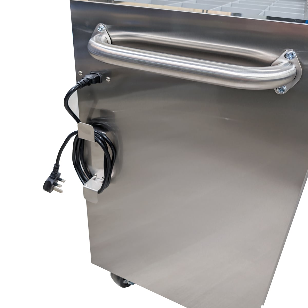 SGS 61in Stainless Steel 9 Drawer Tool Chest | Split Wooden Lift-Up Worktop